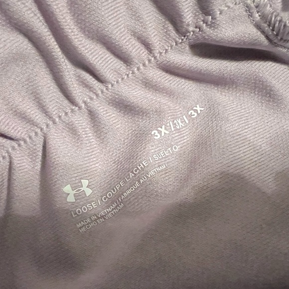 Under Armour Shorts 3X Lilac NWOT - Picture 5 of 5